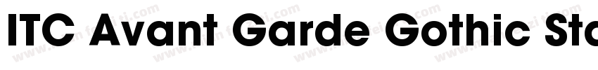 ITC Avant Garde Gothic Std Bold字体转换